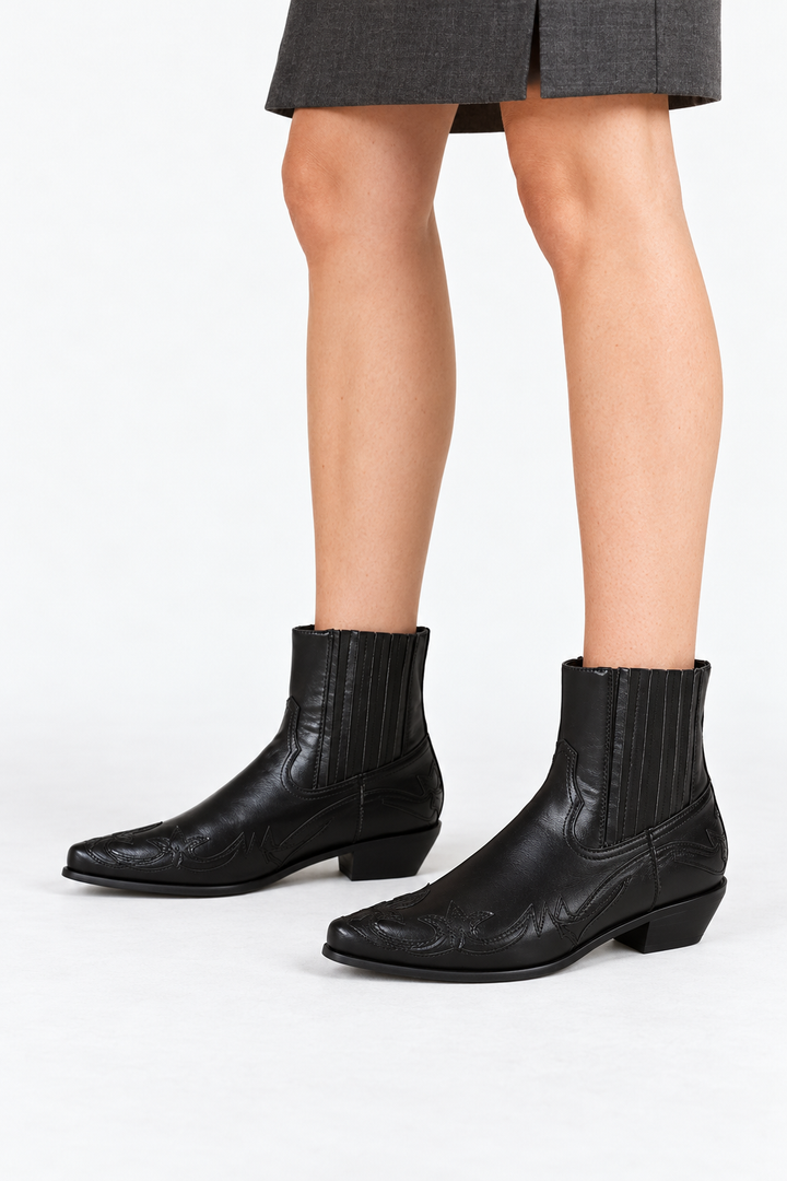 Ankle Boots – Elastic Side Panels & Easy Slip-On Fit