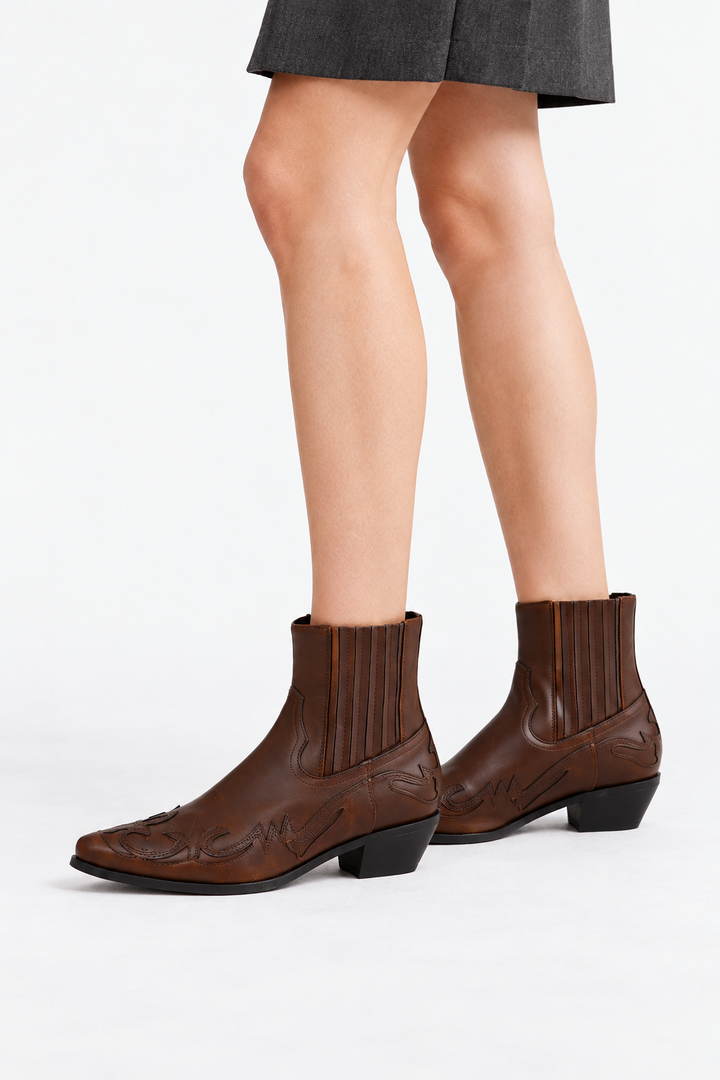 Ankle Boots – Elastic Side Panels & Easy Slip-On Fit