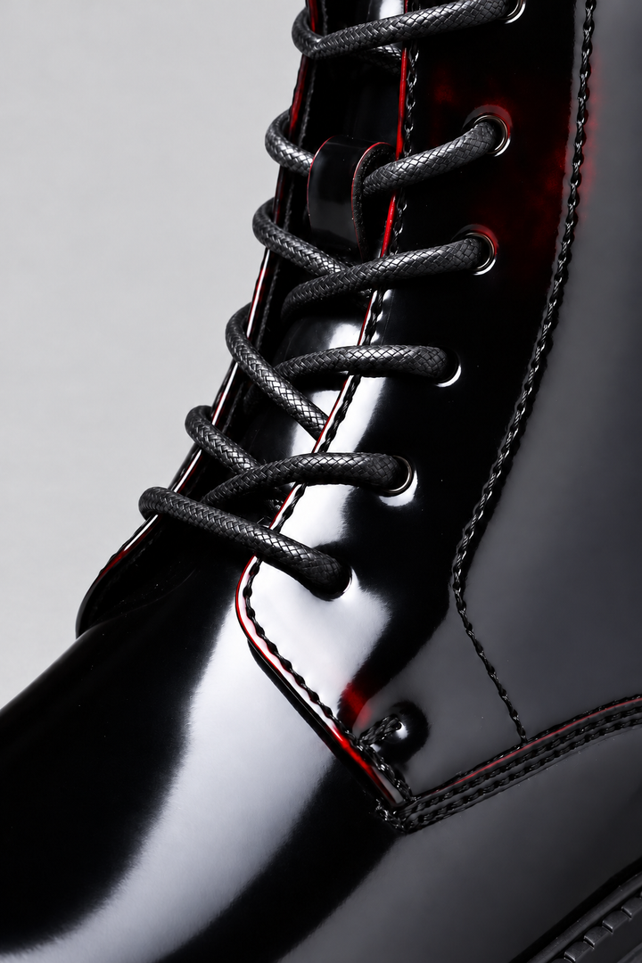 Ankle Boots – Lace-Up Front & Treaded Sole for Grip
