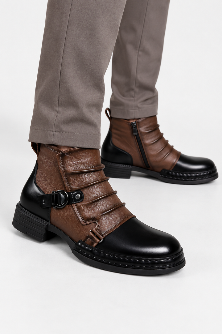 Ankle Boots – Side Zipper for Easy Wear & Cushioned Steps