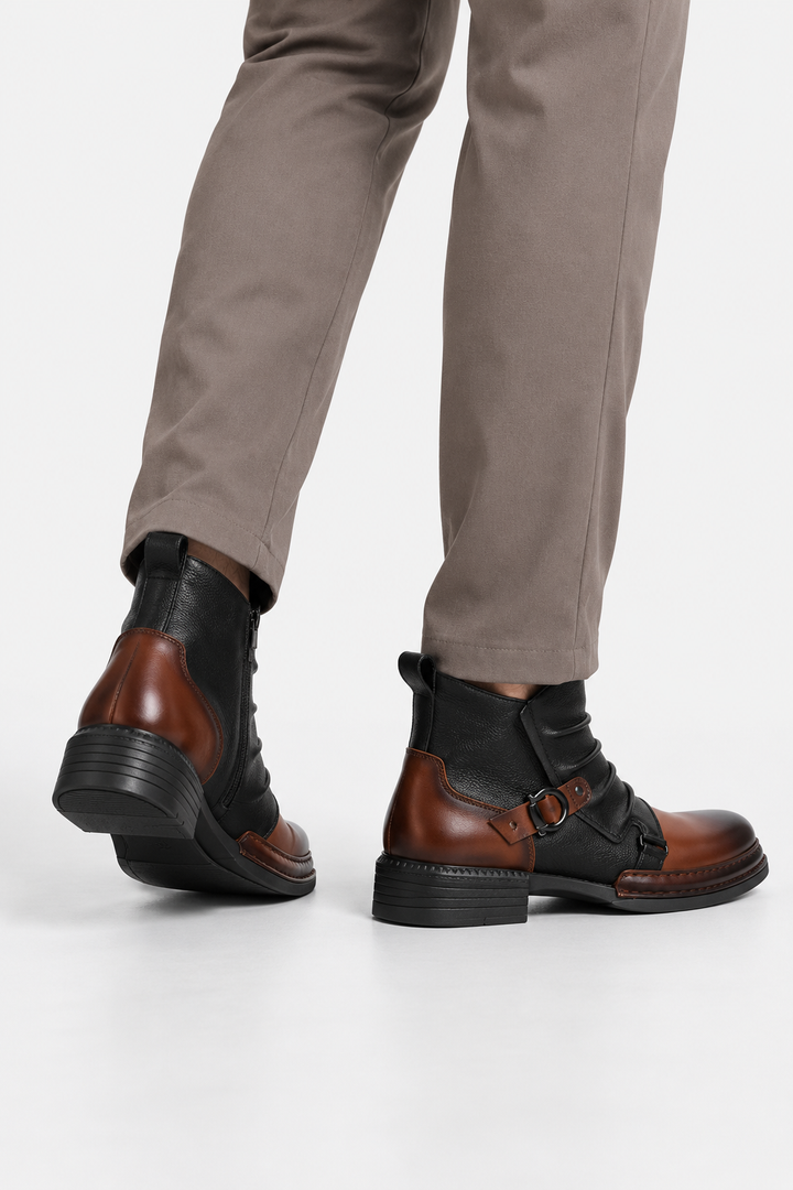 Ankle Boots – Side Zipper for Easy Wear & Cushioned Steps