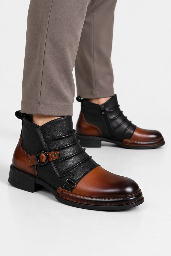 Ankle Boots – Side Zipper for Easy Wear & Cushioned Steps