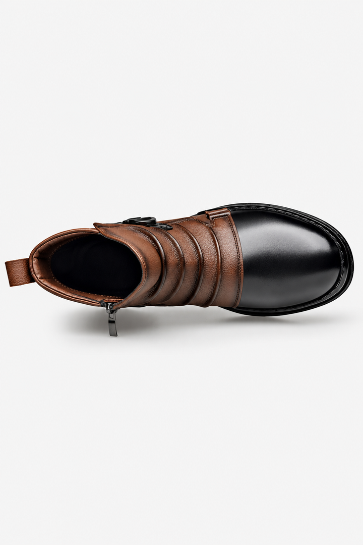 Ankle Boots – Side Zipper for Easy Wear & Cushioned Steps