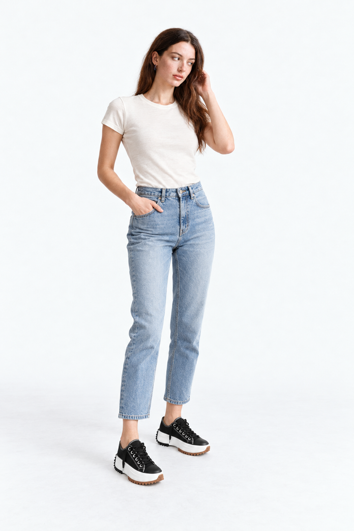 Canvas Blend Sneakers – Raised Sole & Cushioned Steps