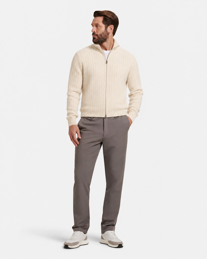 Cashmere-wool soft sweater