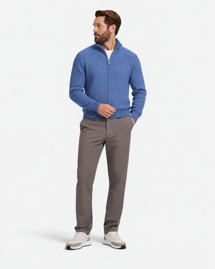 Cashmere-wool soft sweater