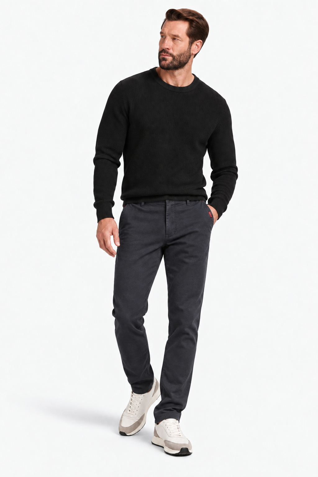 Cotton slim fit pants