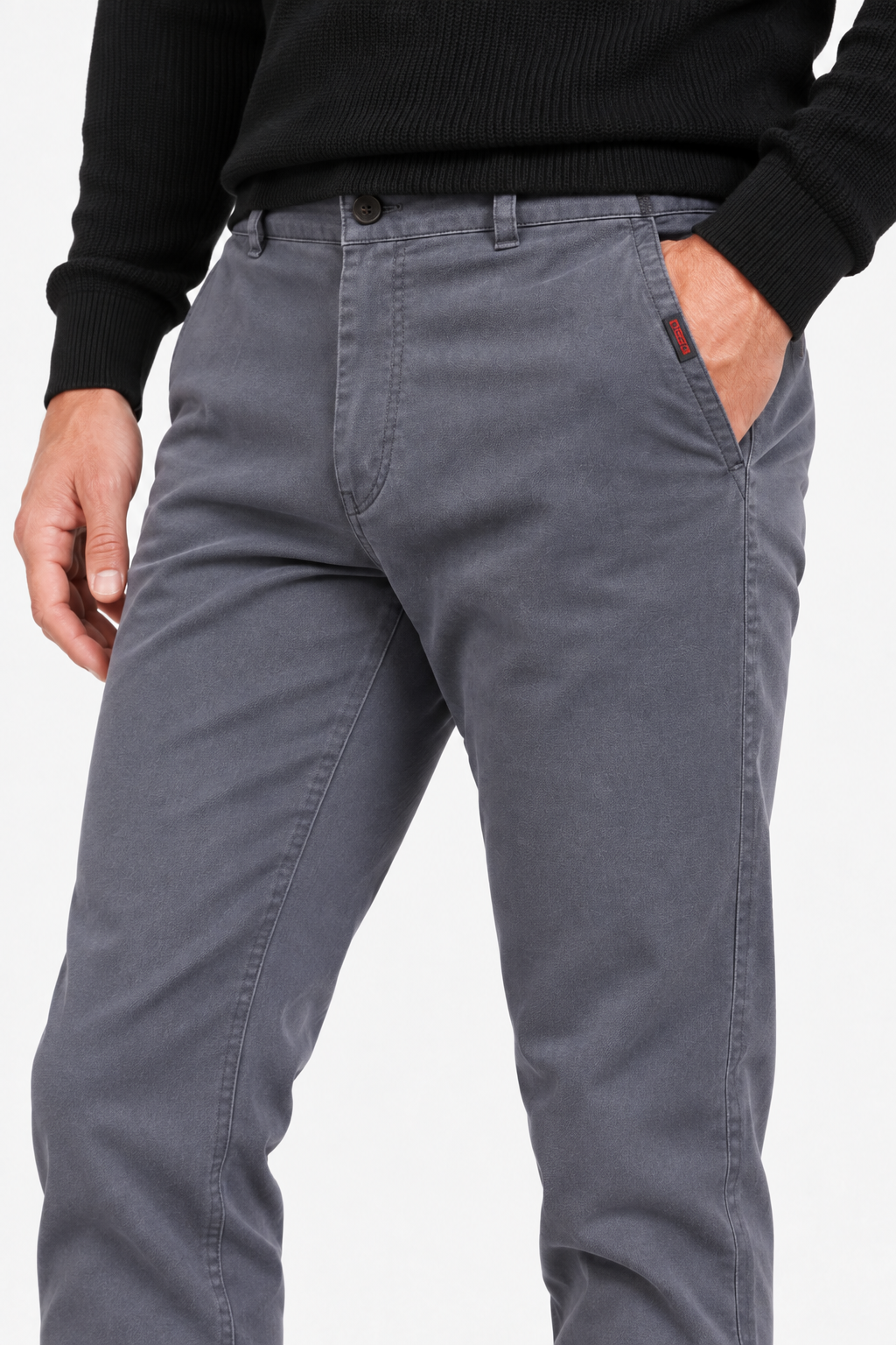 Cotton slim fit pants