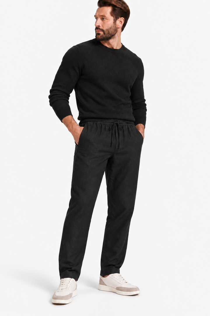 Lightweight linen relaxed pants