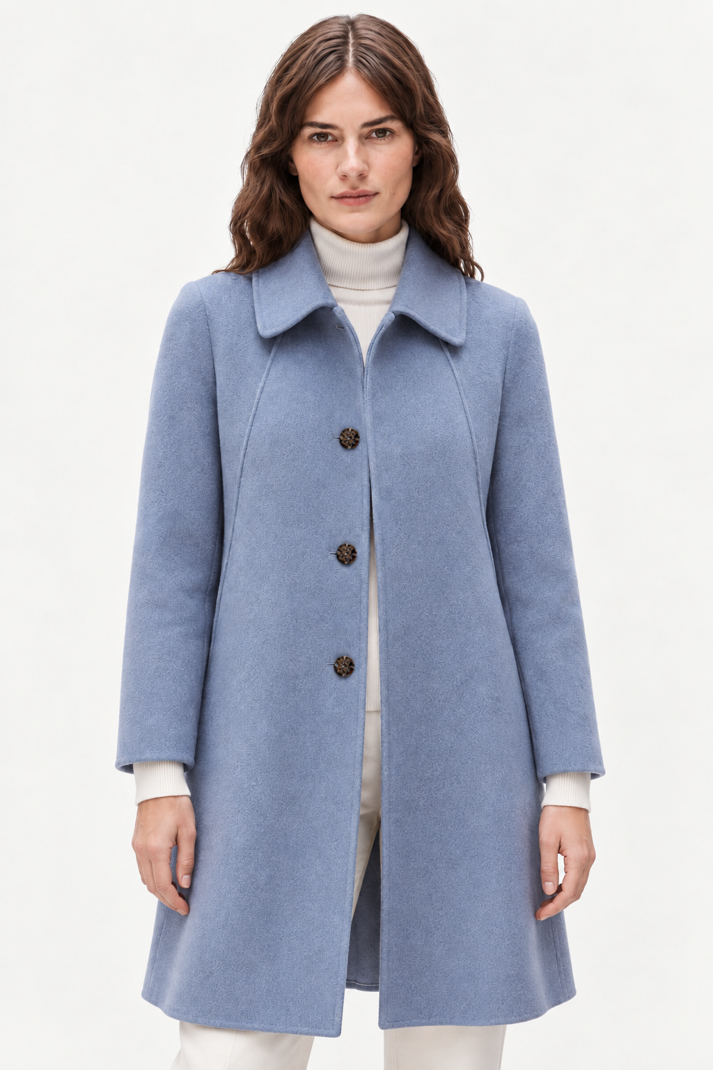 Heavyweight wool long coat