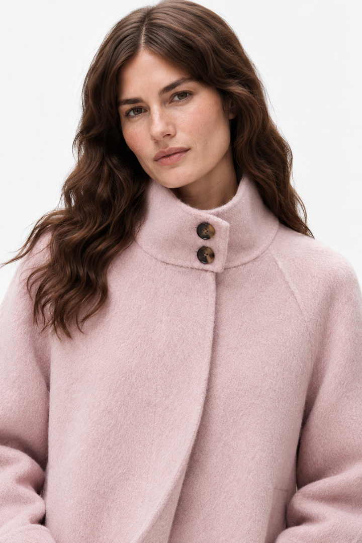 Double-faced cashmere coat