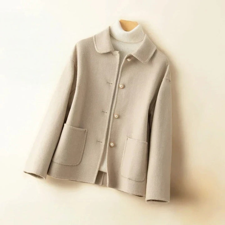 Doll Collar Cashmere Coat