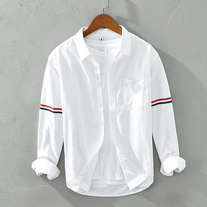 Dual Stripe Linen Shirt