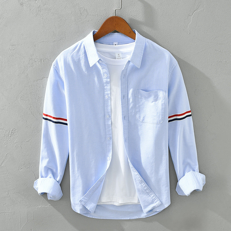 Dual Stripe Linen Shirt