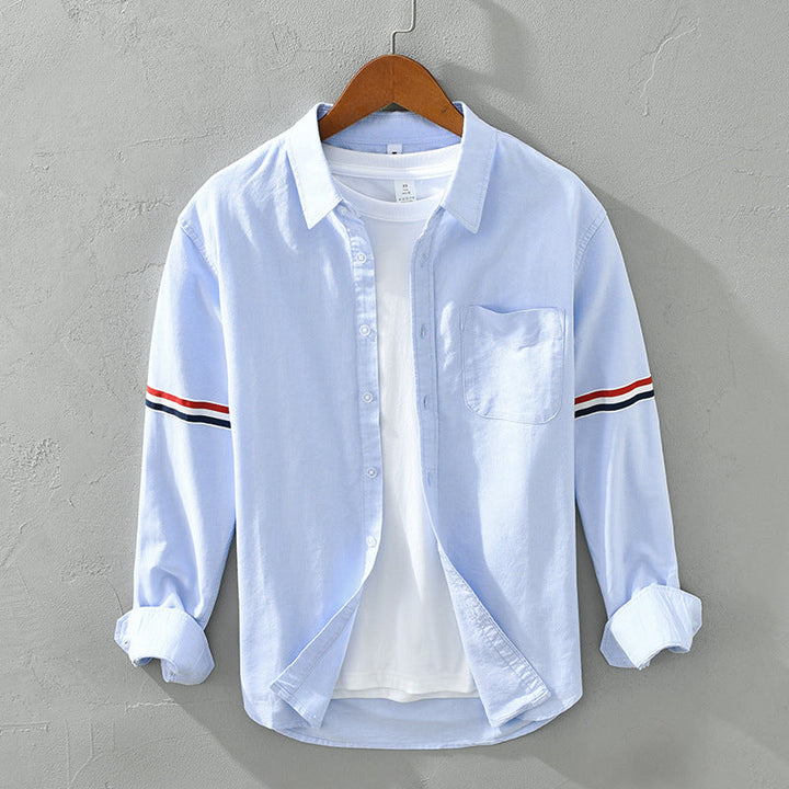 Dual Stripe Linen Shirt