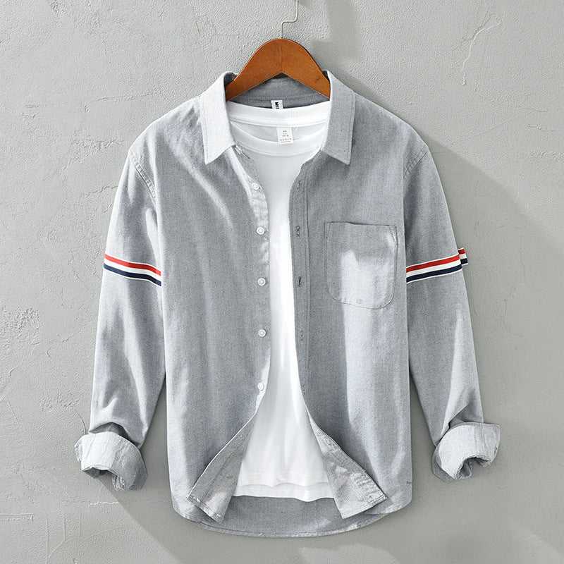 Dual Stripe Linen Shirt