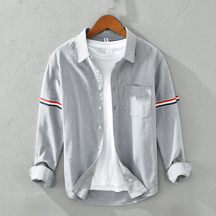 Dual Stripe Linen Shirt
