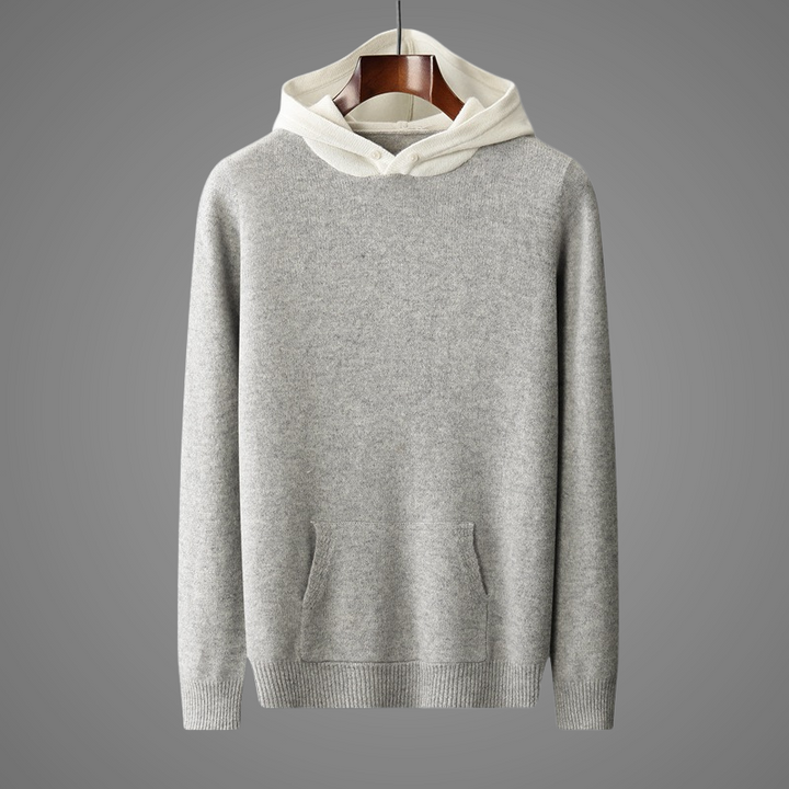 Fine Knit Merino Wool Hoodie