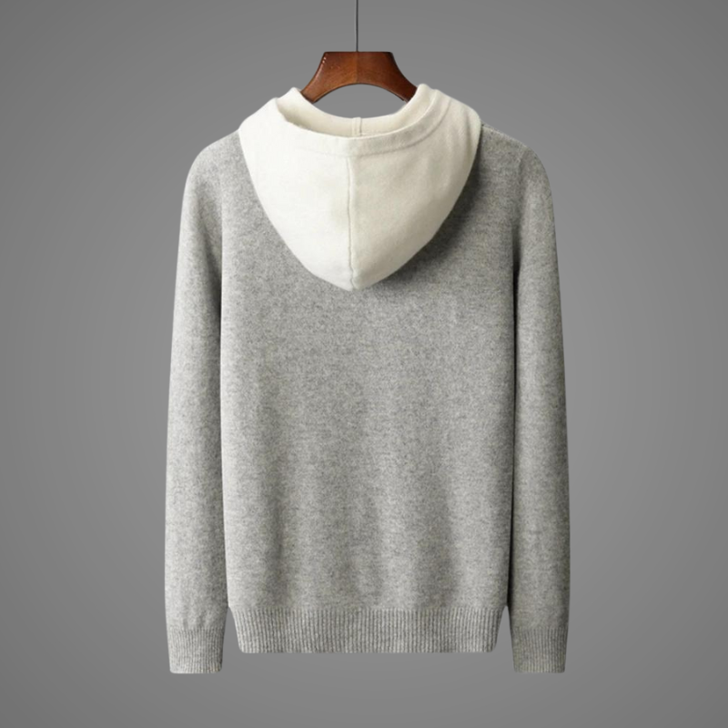 Fine Knit Merino Wool Hoodie
