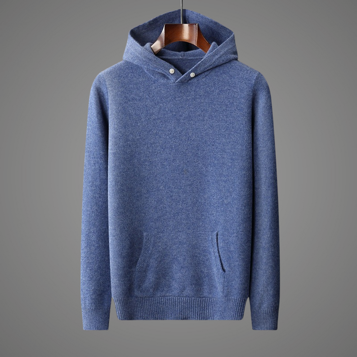Fine Knit Merino Wool Hoodie