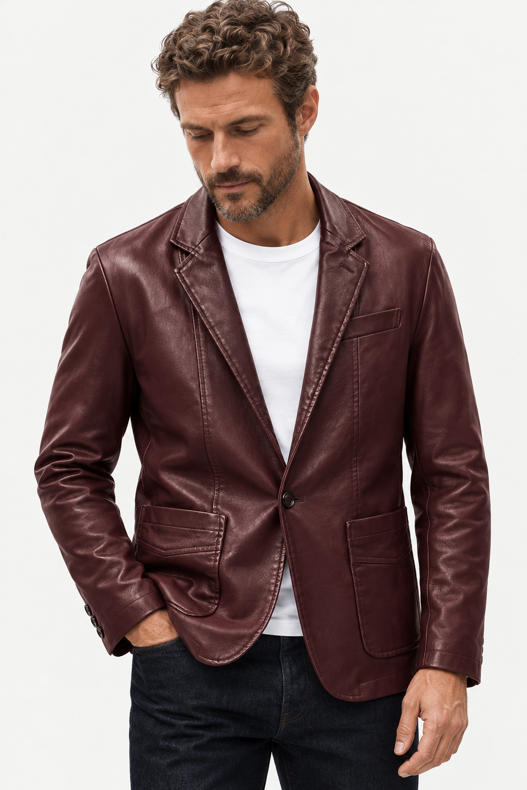 Jacket – Two-Button Front & Full Lining for Layering