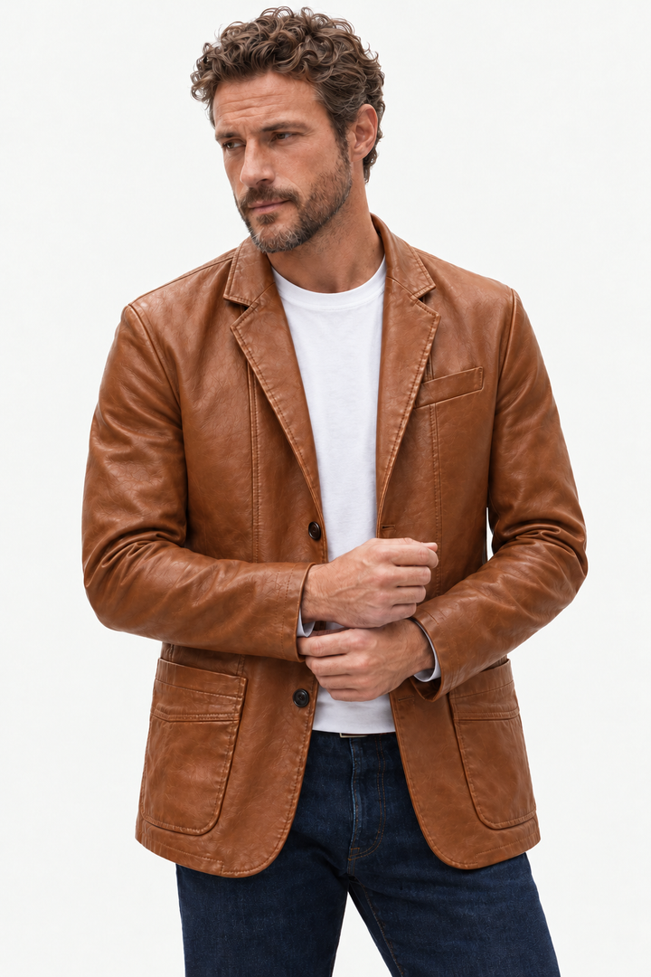 Jacket – Two-Button Front & Full Lining for Layering