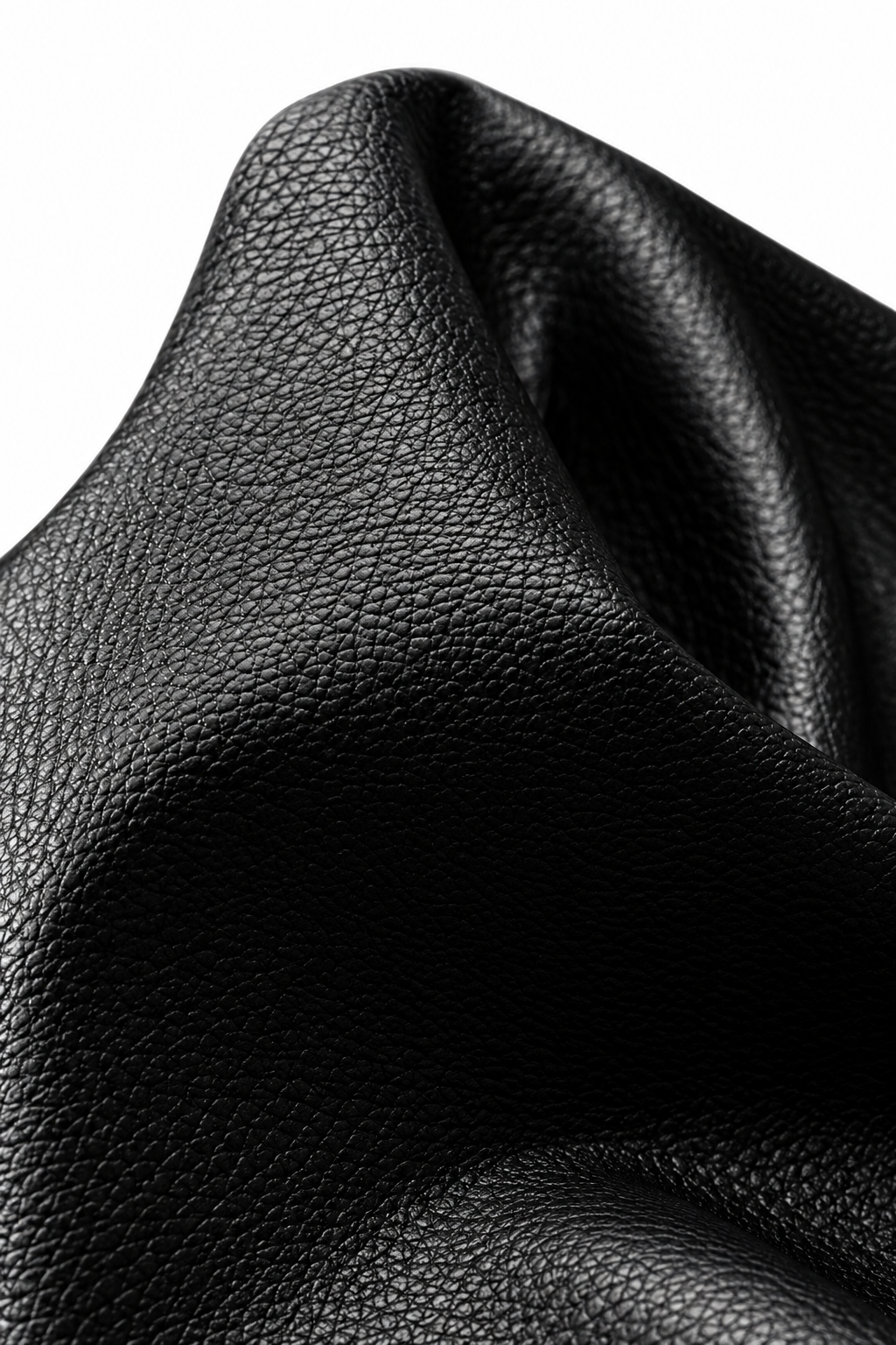 Leather Hooded Jacket – Drawstring Hood & Light Wind Coverage