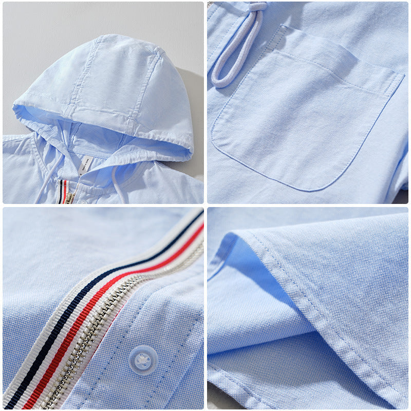 Lightweight Linen Cotton Hoodie