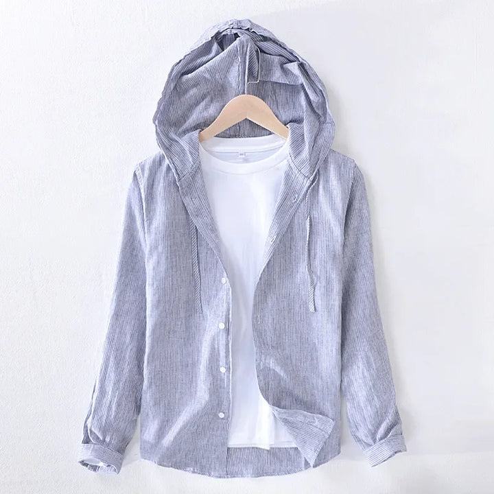 Lightweight Linen Hoodie