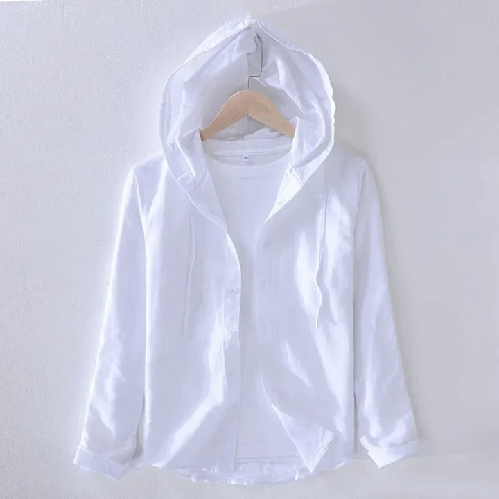 Lightweight Linen Hoodie