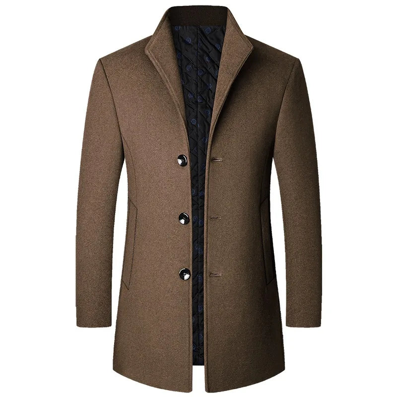 Lightweight Wool Overcoat