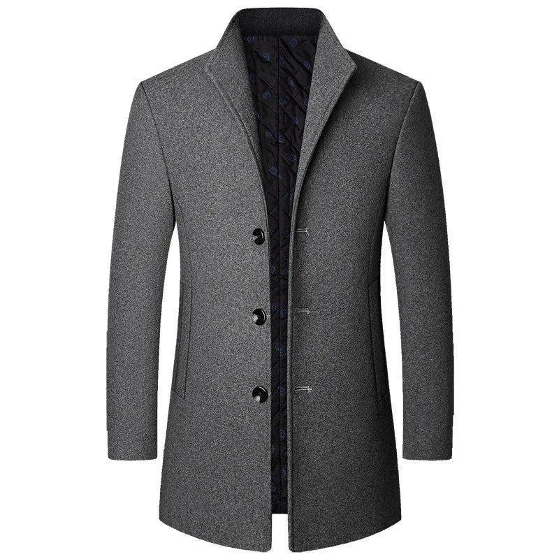 Lightweight Wool Overcoat