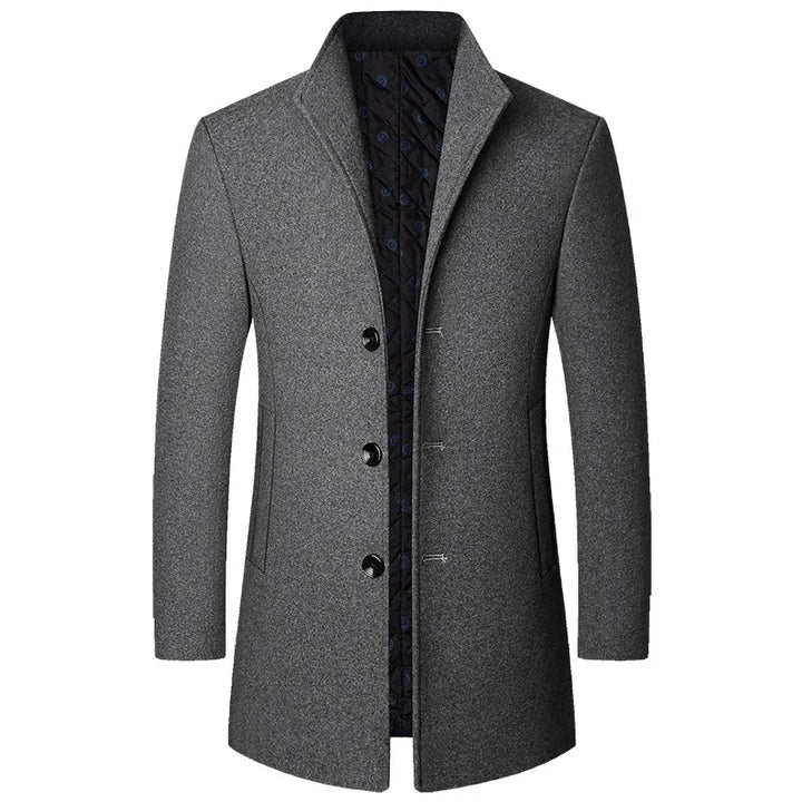 Lightweight Wool Overcoat