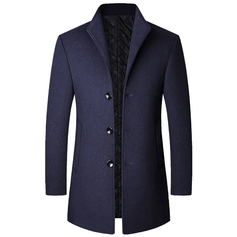 Lightweight Wool Overcoat