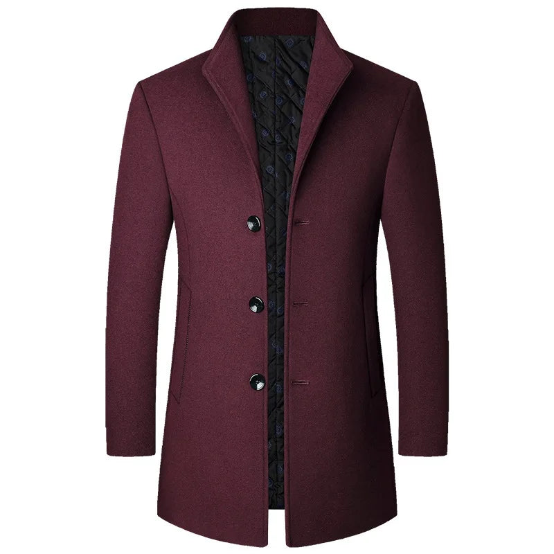 Lightweight Wool Overcoat