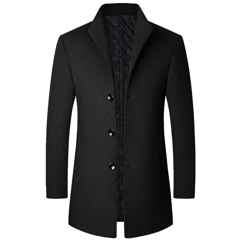 Lightweight Wool Overcoat