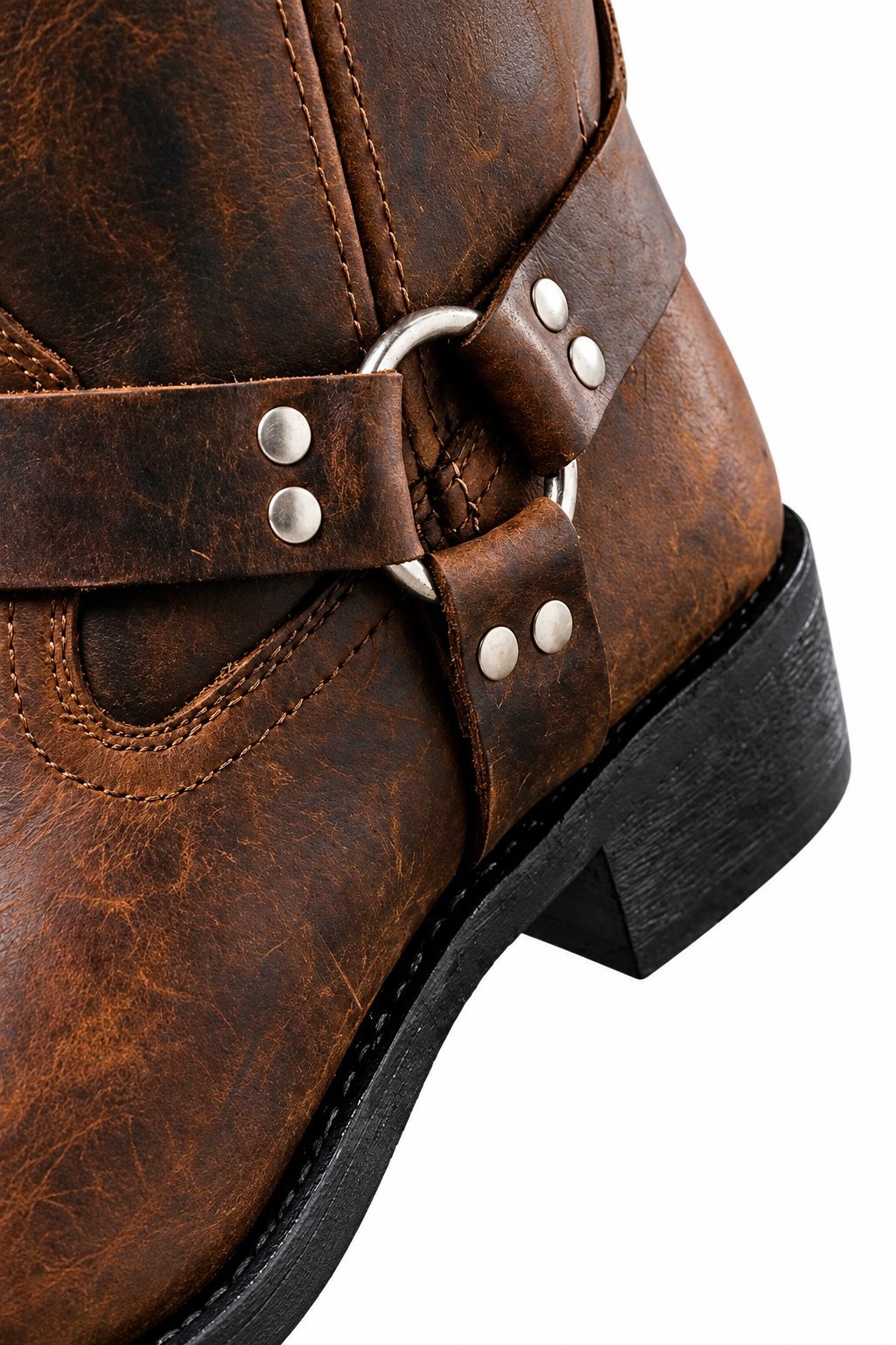 Mid-Calf Boots – Harness Strap & Easy Pull-On Design