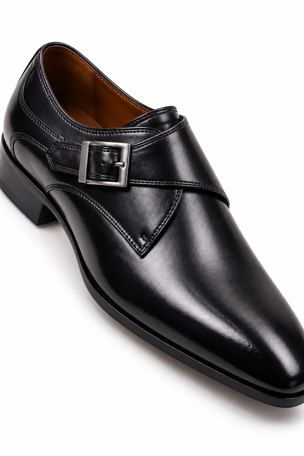 Monk Strap Shoes – Single Buckle & Adjustable Foot Fit