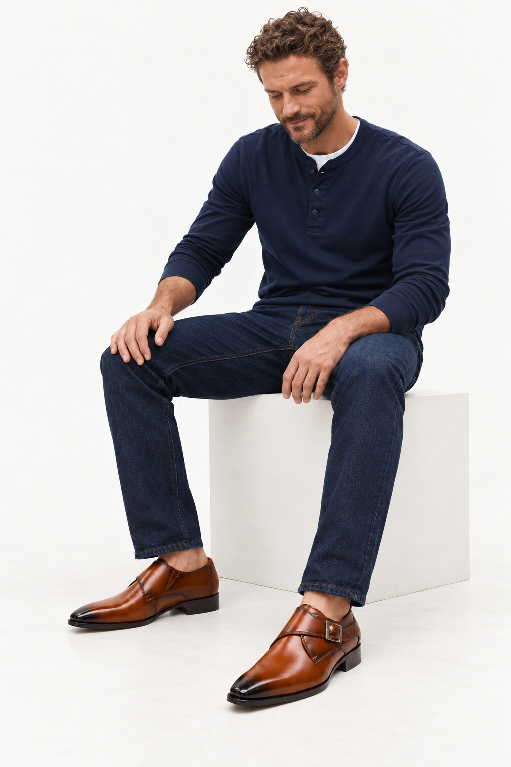 Monk Strap Shoes – Single Buckle & Adjustable Foot Fit