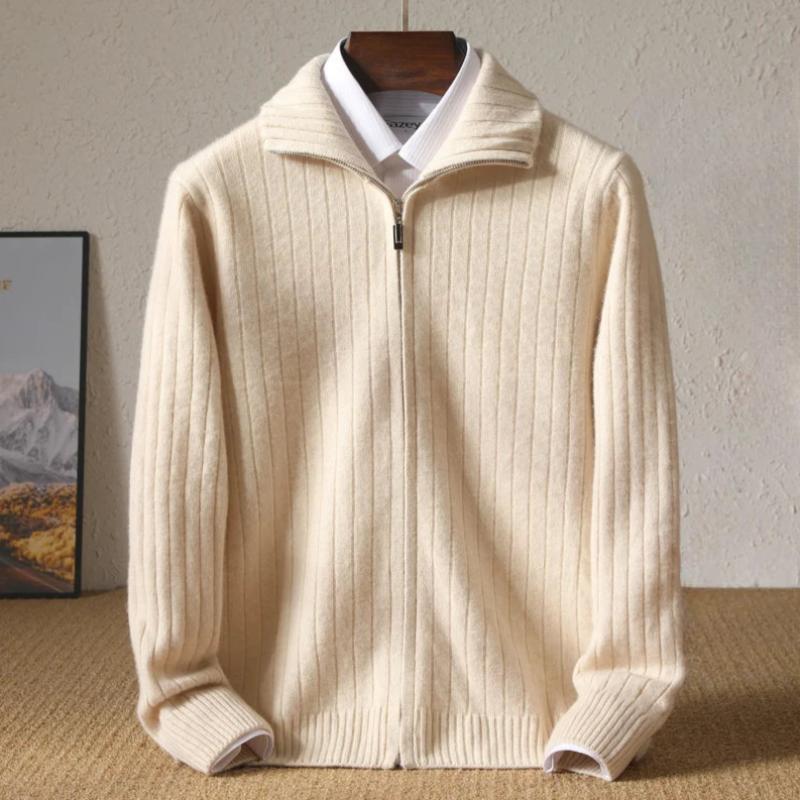 Ribbed Cashmere Wool Sweater