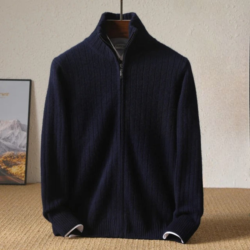 Ribbed Cashmere Wool Sweater