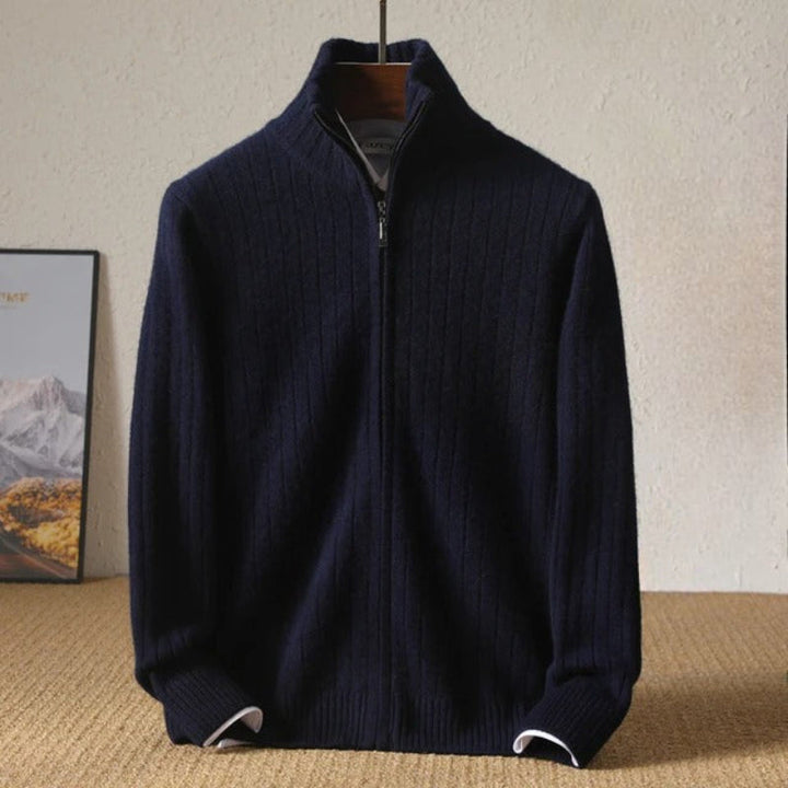 Ribbed Cashmere Wool Sweater