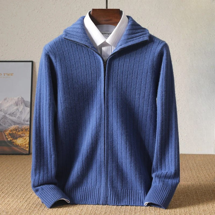 Ribbed Cashmere Wool Sweater