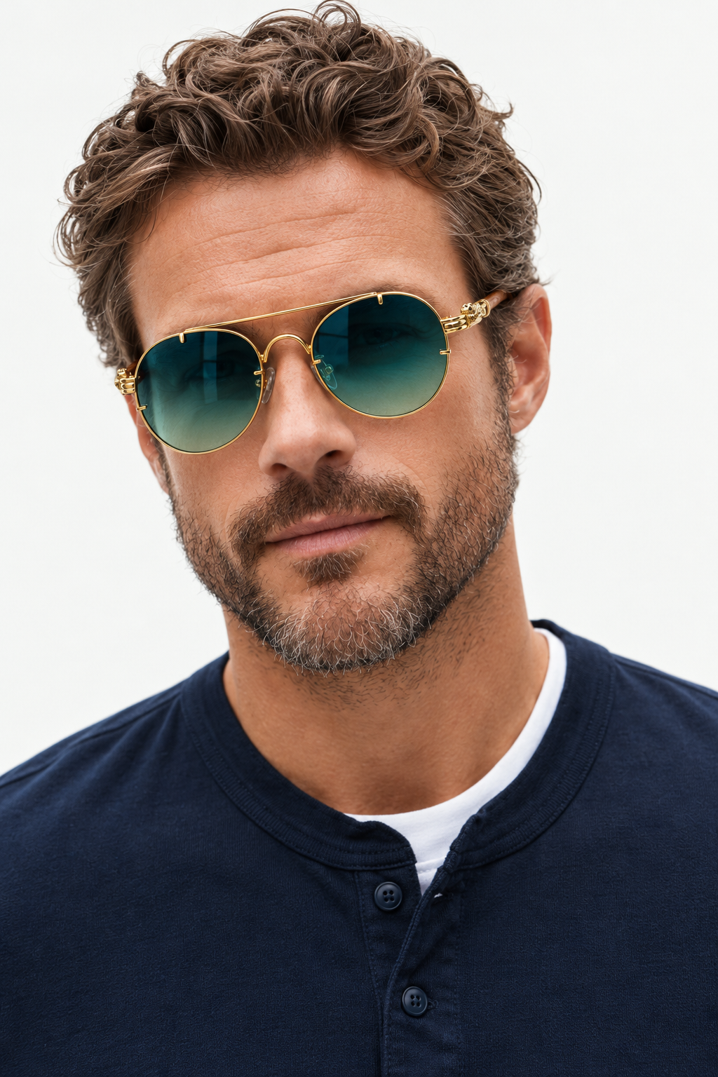 Round Polarized Sunglasses – Double Bridge & Less Glare