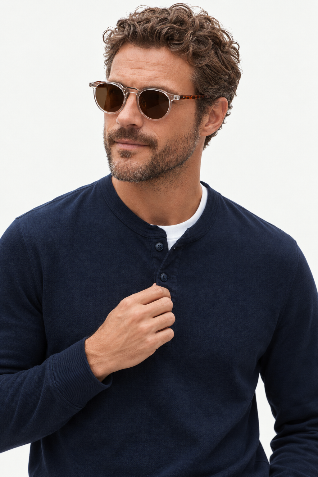 Round Sunglasses – Raised Bridge & UV400 Protection