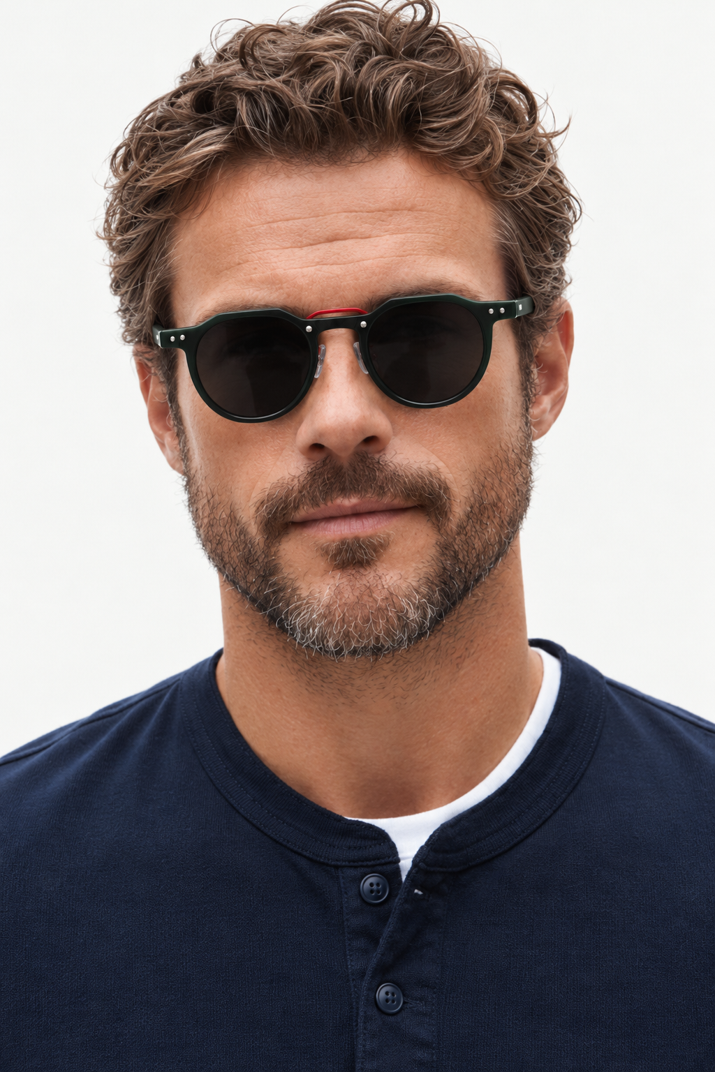 Round Sunglasses – Raised Bridge & UV400 Protection