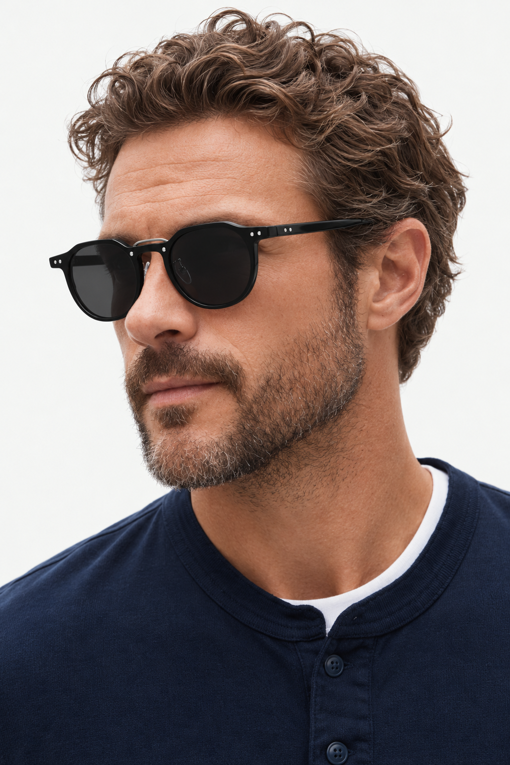 Round Sunglasses – Raised Bridge & UV400 Protection