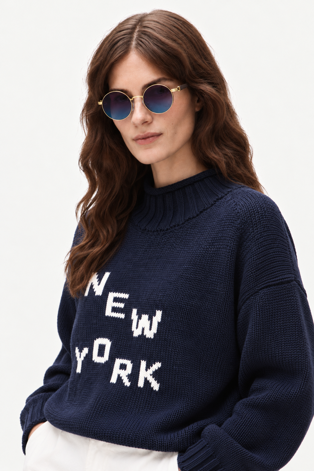 Round Sunglasses – Slim Frame & UV400 Eye Protection