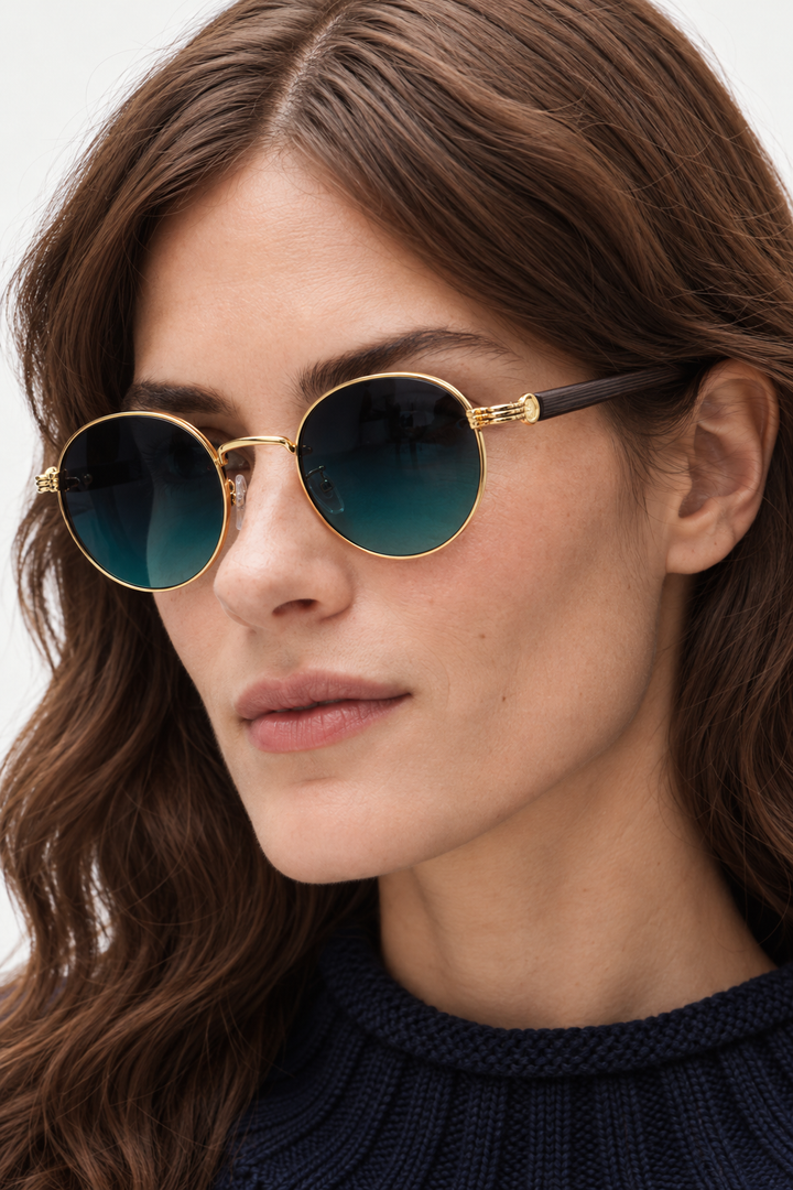 Round Sunglasses – Slim Frame & UV400 Eye Protection