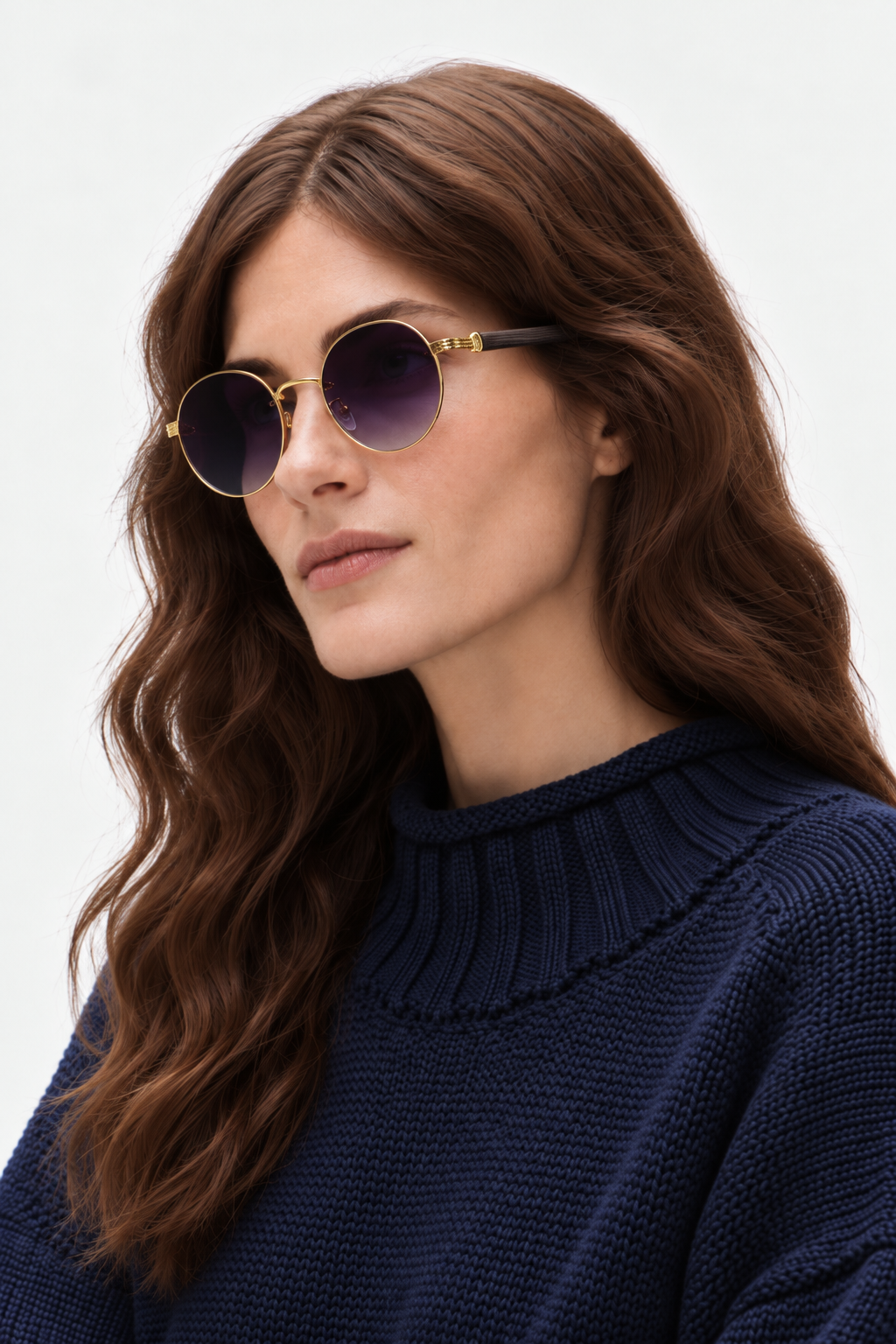 Round Sunglasses – Slim Frame & UV400 Eye Protection